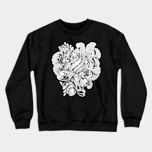 Elegant zentangle desing Crewneck Sweatshirt